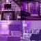 Luxrite A19 LED Edison Purple Light Bulb 4.5W 60W Equivalent Clear Glass E26 Base LR21721-1PK - alternate 3